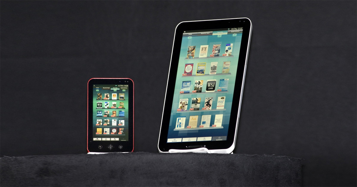 Sharp's Galapagos E-Media Tablet