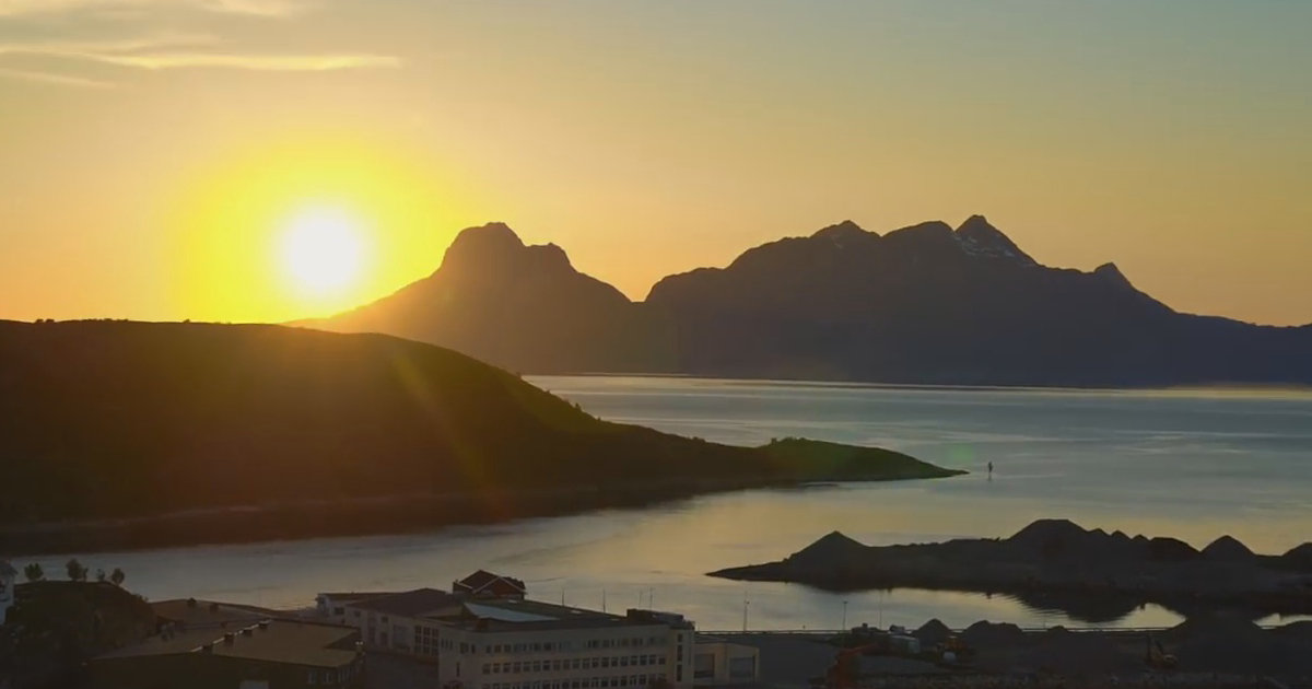 ノルウェーの白夜