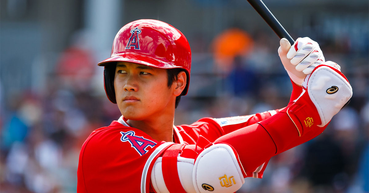 大谷翔平選手メジャー第一号ホームラン